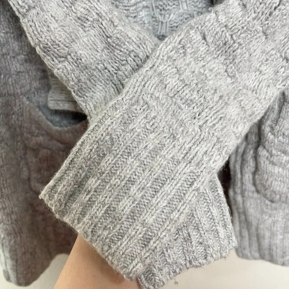 Talula Womens XXS Nubby Textured Popcorn Knit Open  Front Shawl Cardigan Sweater - Picture 5 of 11